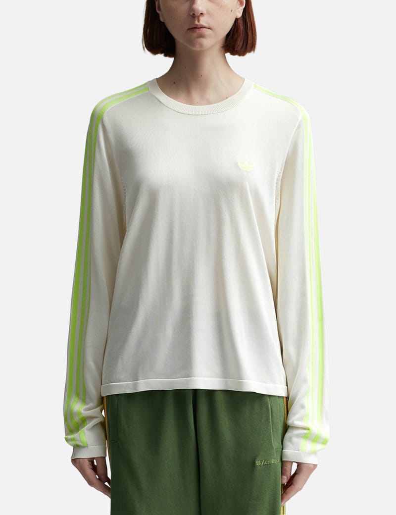 adidas long sleeve top womens white