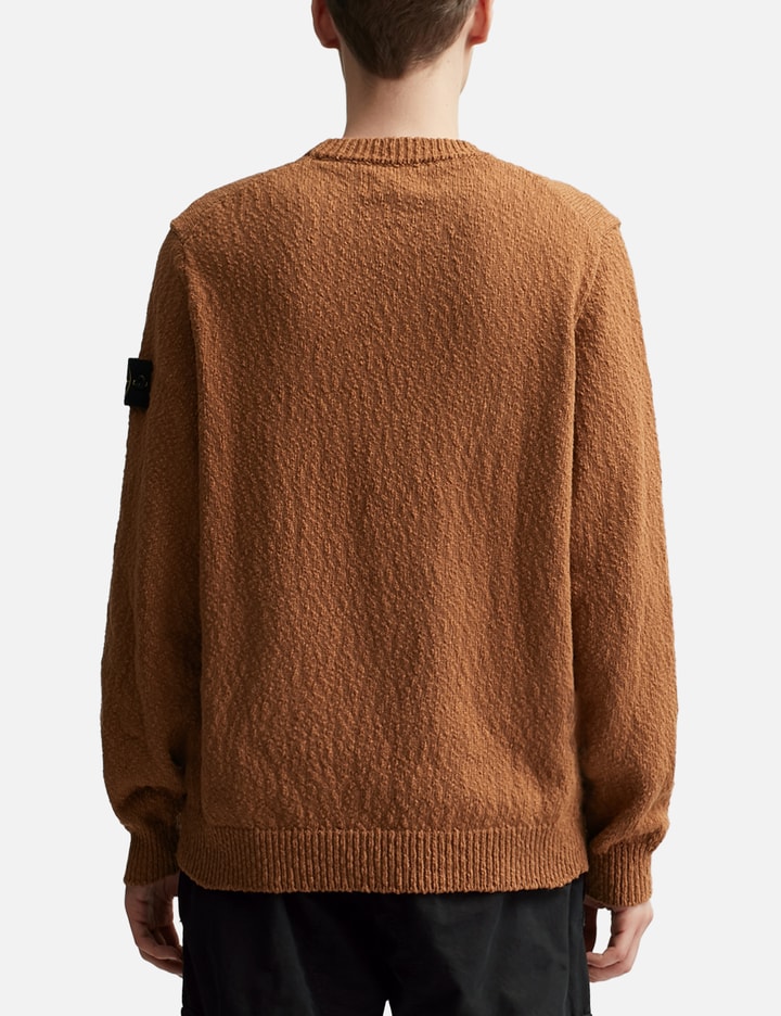 Shop Stone Island Crewneck Knit In Orange