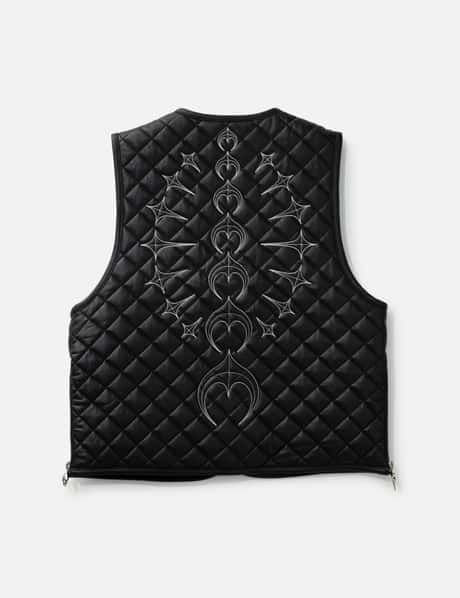 TC Bone Leather Quilted Vest view 9