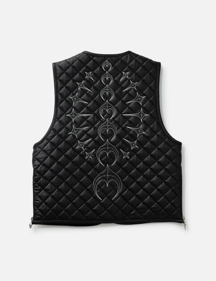 TC Bone Leather Quilted Vest