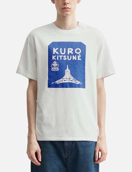 Kitsuné X Kuro Tokyo-Paris Crossroads Vintage Wash Tee view 10