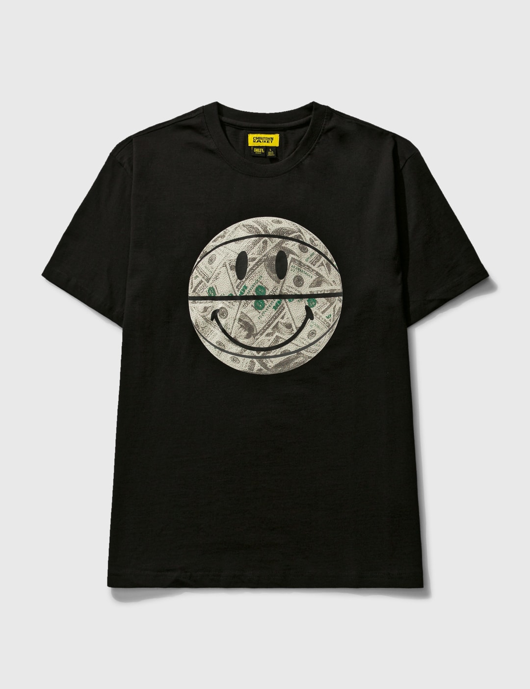 Ganni - Smiley Logo T-shirt  HBX - Globally Curated Fashion and Lifestyle  by Hypebeast