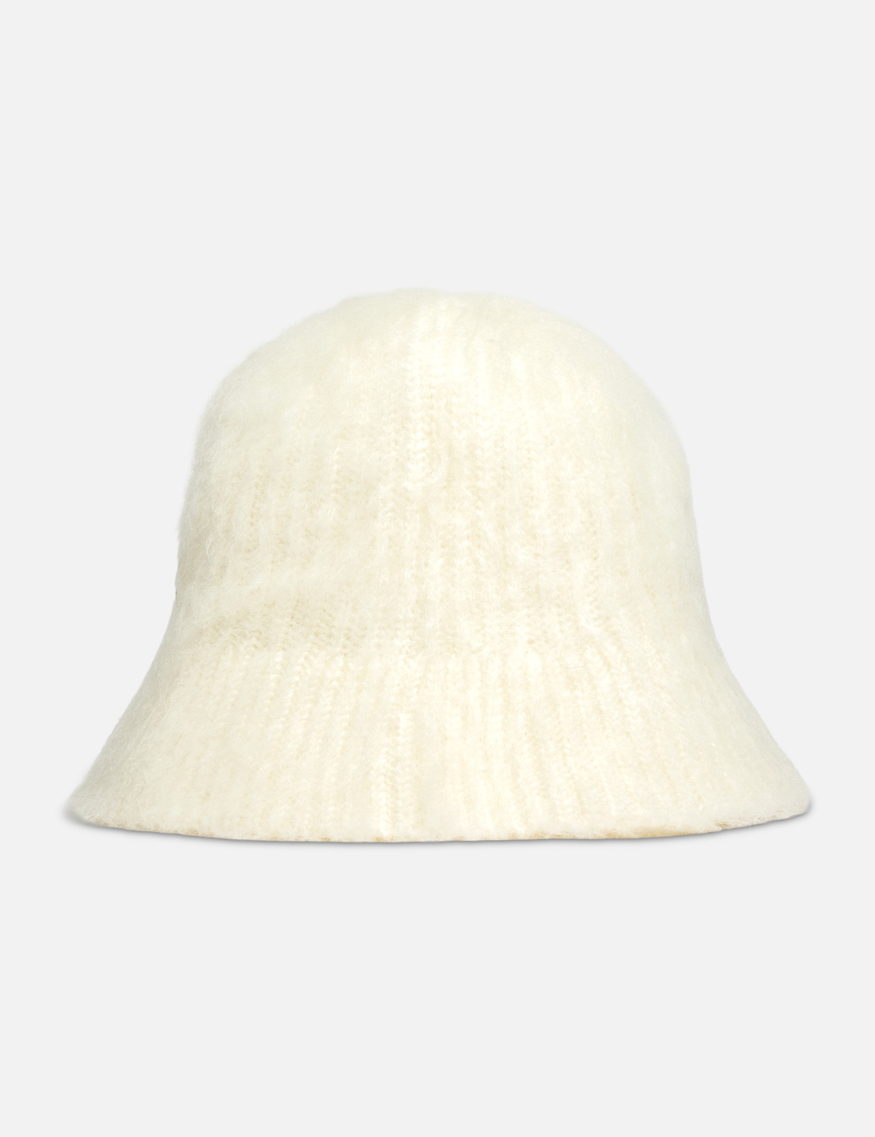 White Mohair Ami Bucket Hat view 11