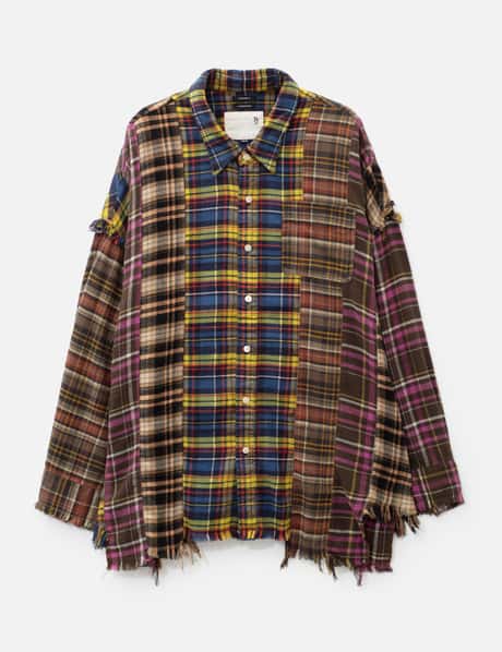 R13 Spliced Drop Neck Shirt