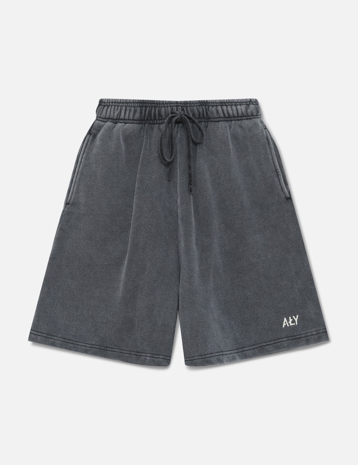 "Logo Embroidery Washed Black" Shorts Placeholder Image