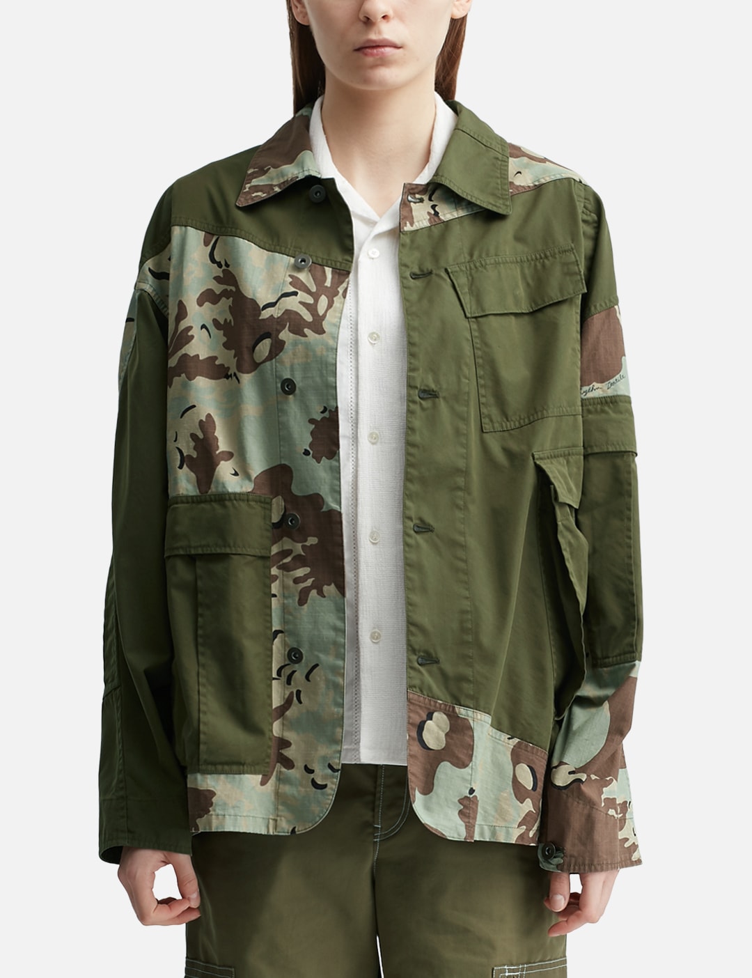 NÒMARHYTHM TEXTILE X Needles Rebuild Coverall Jacket view 11