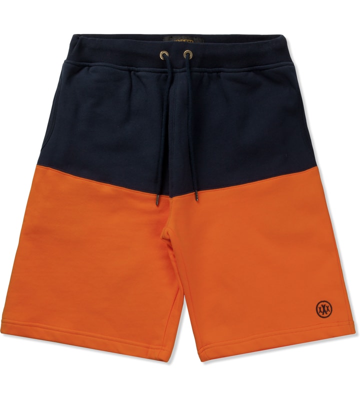 Orange Split Sweatshorts Placeholder Image