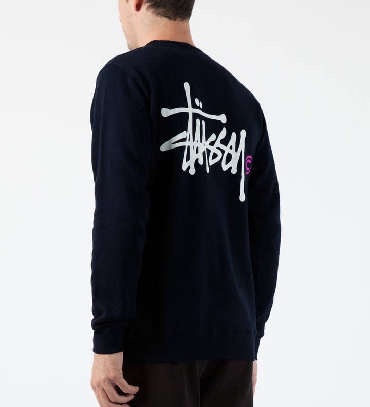 Navy Basic Logo Crewneck Sweater Placeholder Image