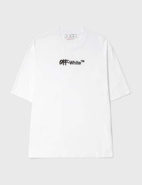 Off-White™ 스프레이 헬베티카 오버 스케이트 티셔츠