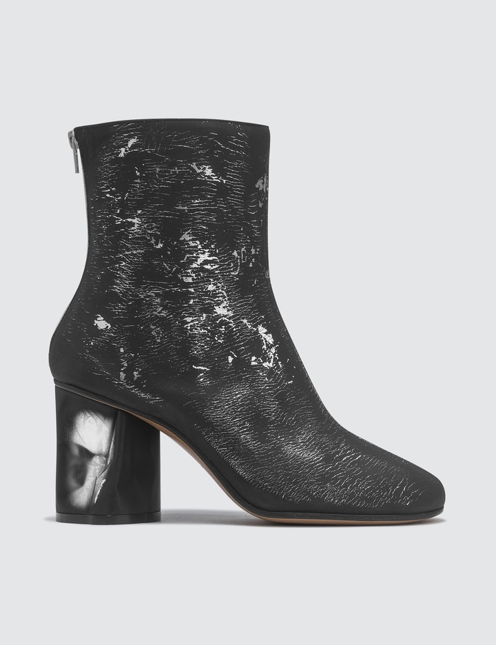 Crushed Heel Leather Boots Placeholder Image