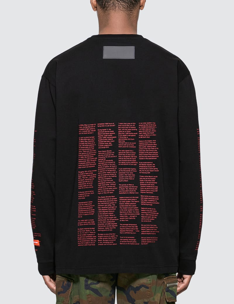 HERON PRESTON NASA 長袖　ロングT Heron Preston - NASA Over Long Sleeve T-Shirt | HBX