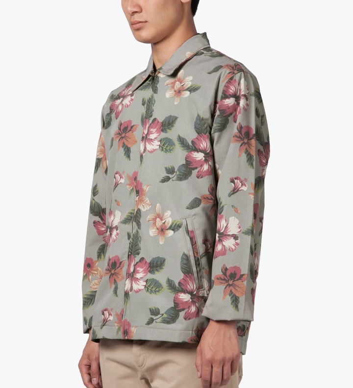 Khaki Vintage Flower Coach Jacket Placeholder Image