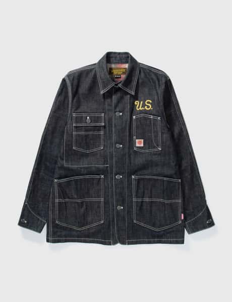 Worker Square Cross denim jacket - Jackets