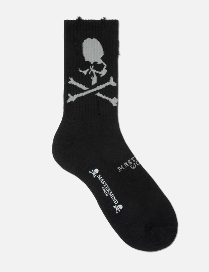 Mastermind Japan Distressed Crew Socks 2