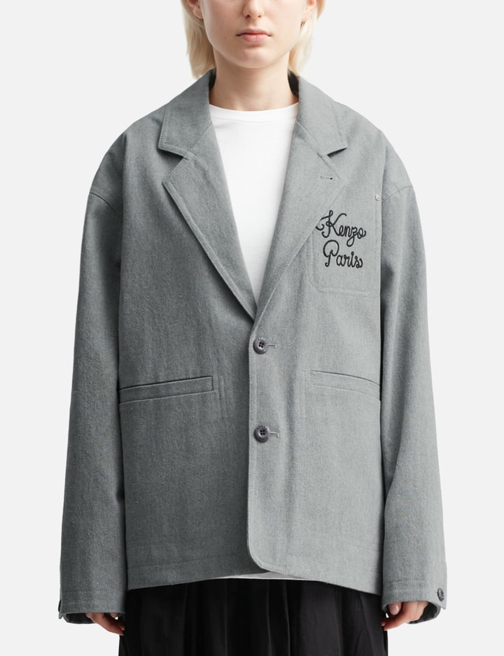 'Kenzo Paris Chainstitch' Embroidered Workwear Jacket Placeholder Image