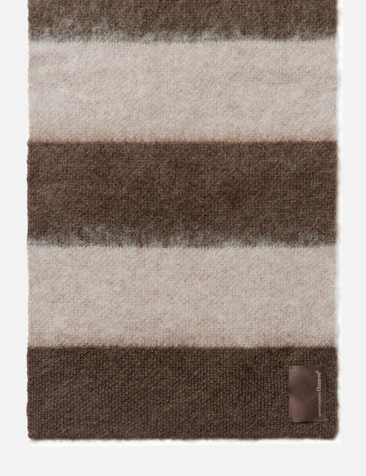 Wool Mohair Striped Scarf Placeholder Image