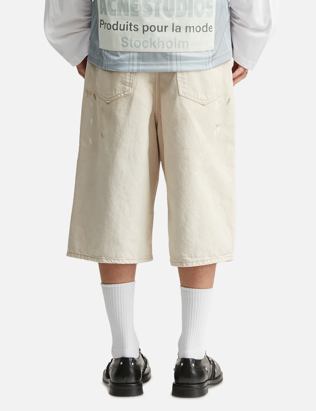 Distressed Denim Shorts view 19