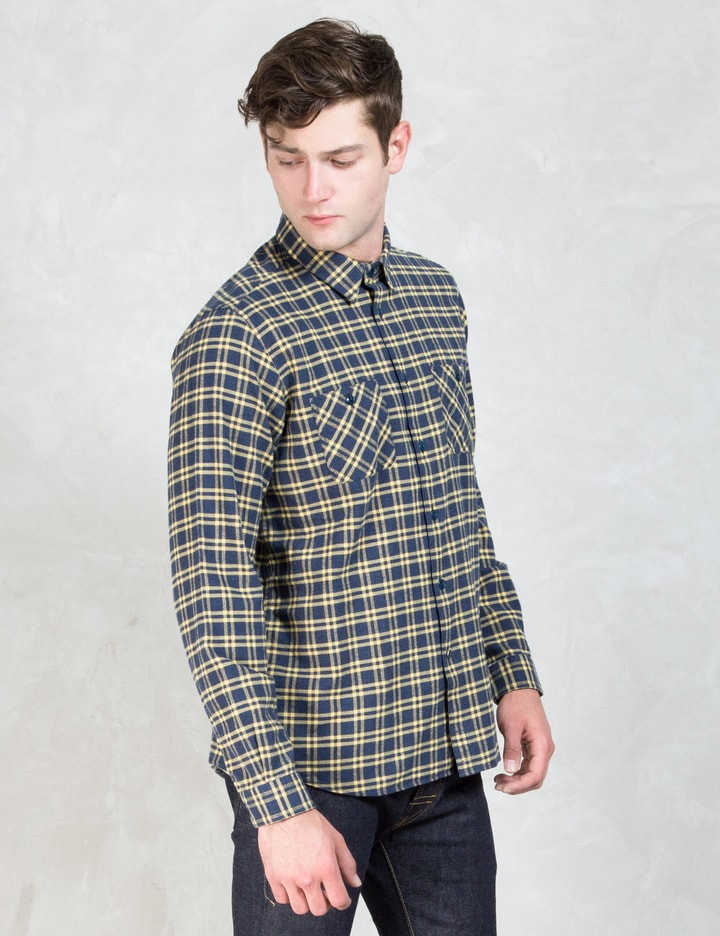 Yellow Check "Rick" Flannel Shirt Placeholder Image