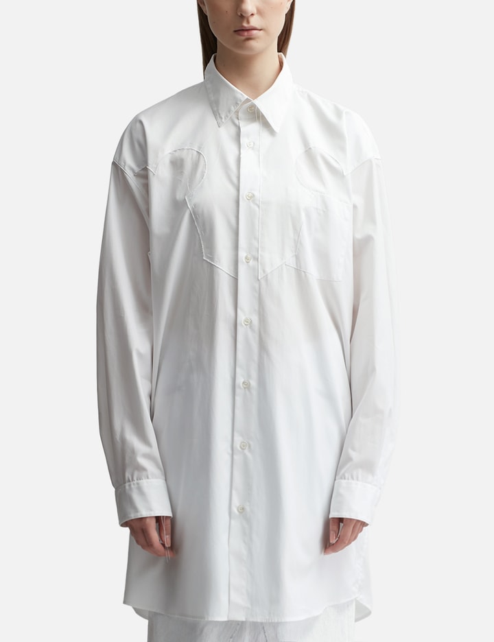 Cotton poplin shirt dress Placeholder Image