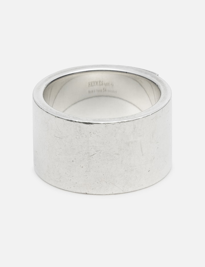 HERMÈS Sterling Silver Collier De Chien Ring