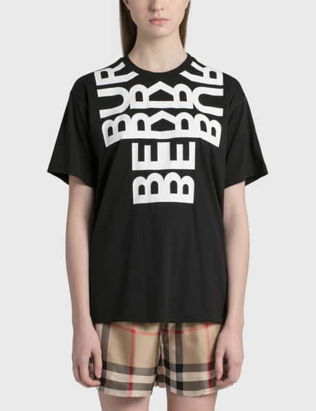 Burberry Logo Print Cotton Oversized T-Shirt HBX