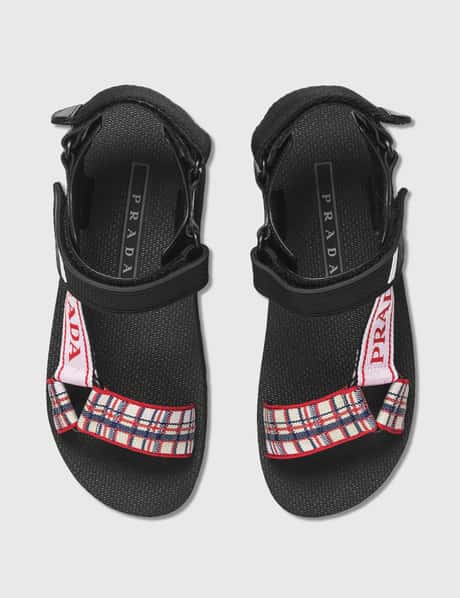 Prada Sport Knit Sandals HBX1