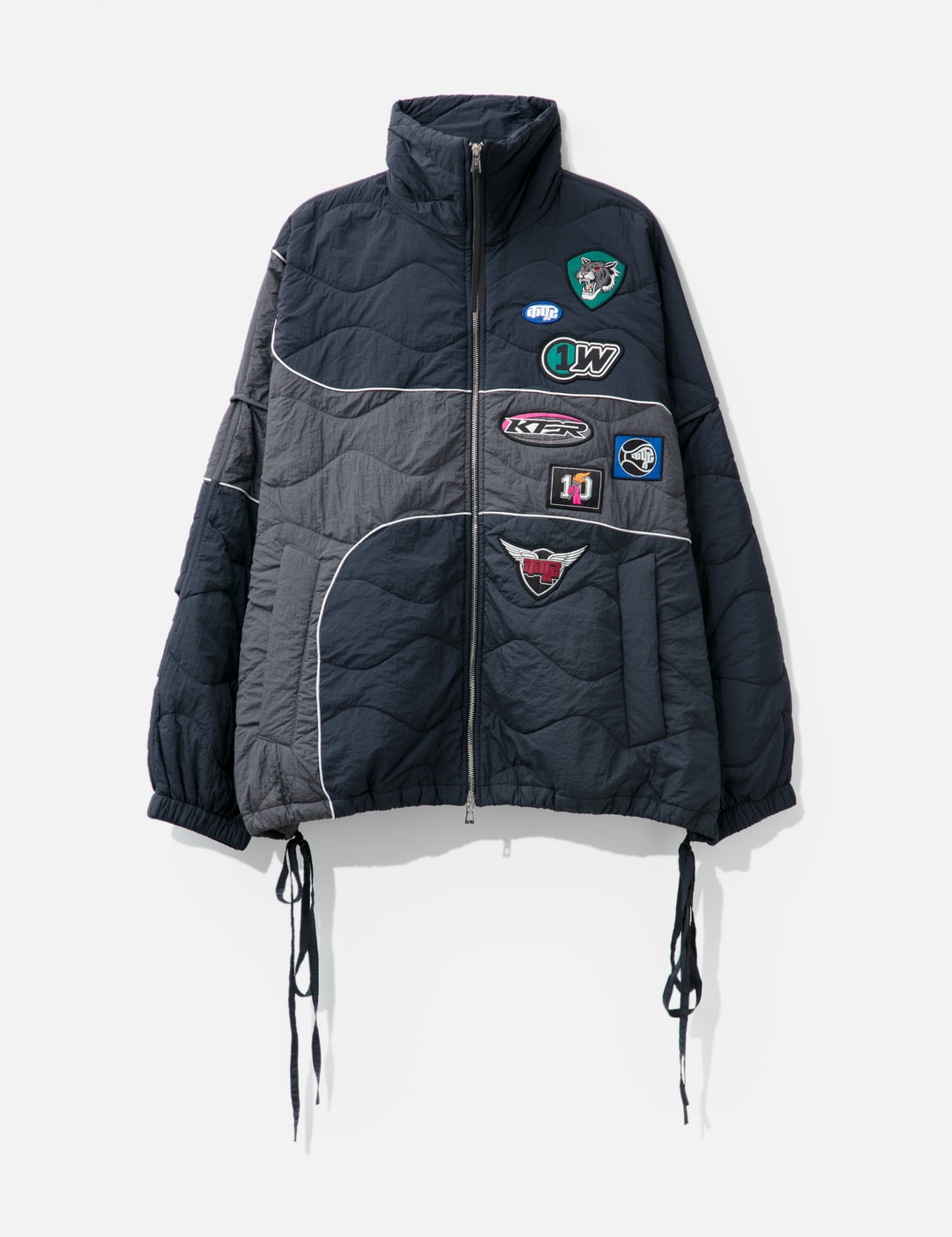 STAMPED PADDED BOMBER view 13