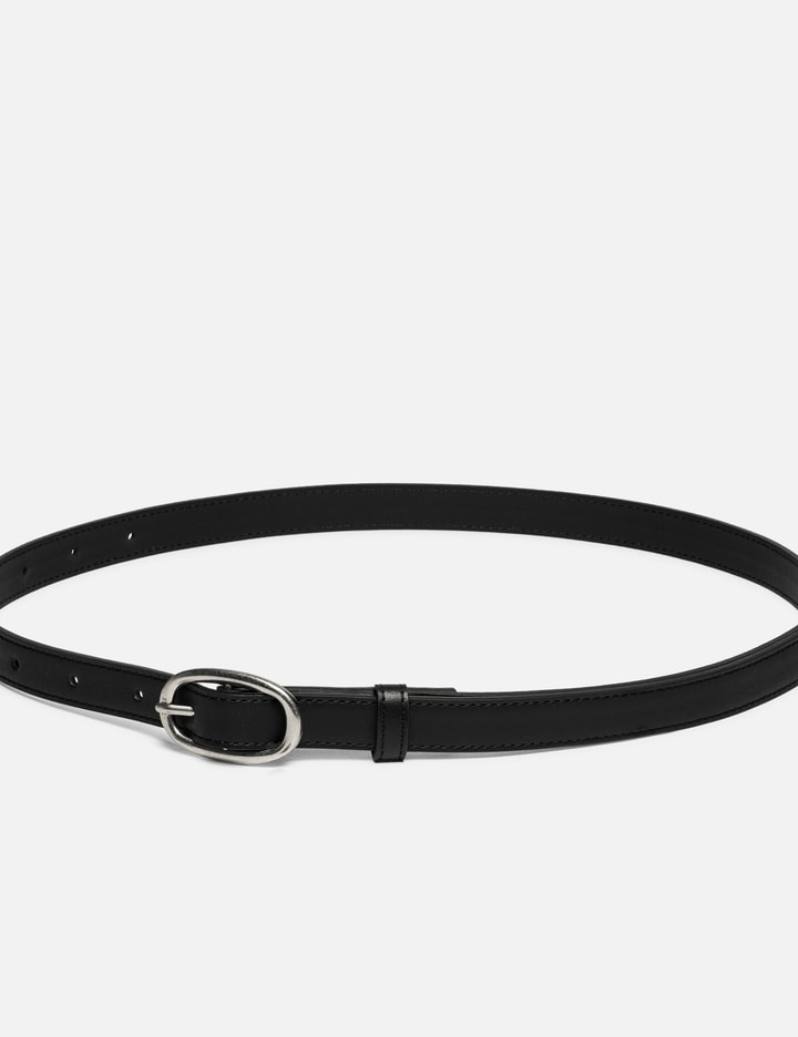 Yoke Oval Leather Belt
