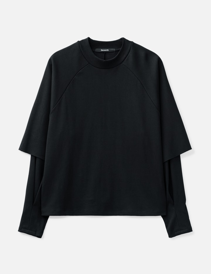 Raglan Layered Long Sleeve T-Shirt Placeholder Image