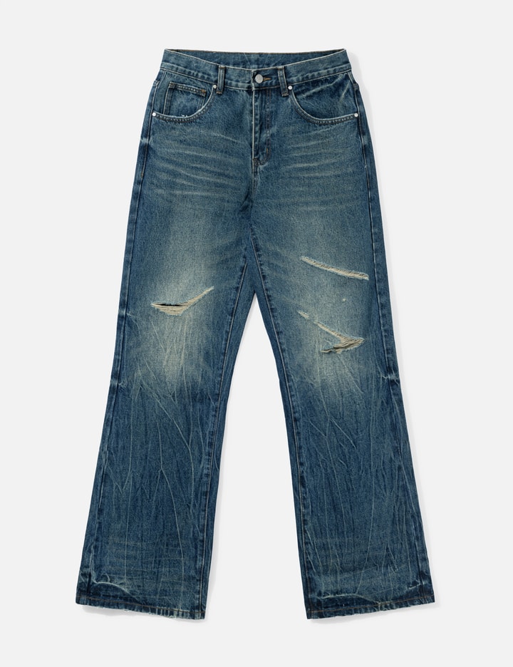 Basketcase Lax Dakota Wash Straight Leg Jeans