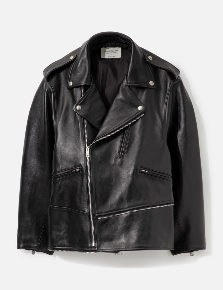 Beautiful People Double-End Vintage Leather Gt Riders Jacket