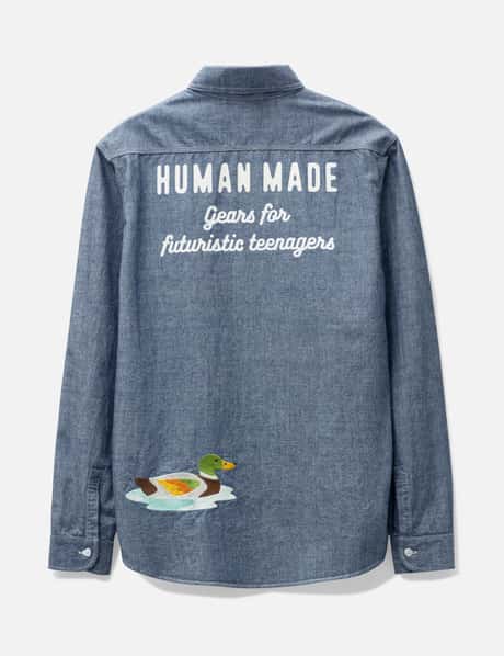 Human Made - Chambray Long Sleeve Shirt | HBX - Globally Curated 