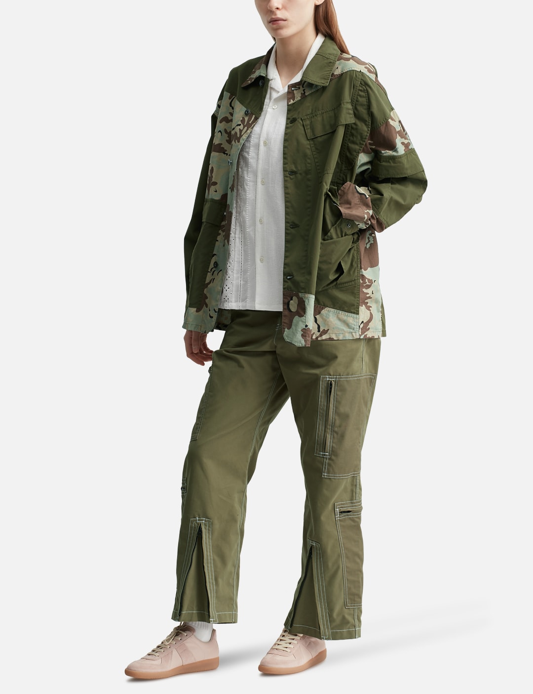 NÒMARHYTHM TEXTILE X Needles Rebuild Coverall Jacket view 15