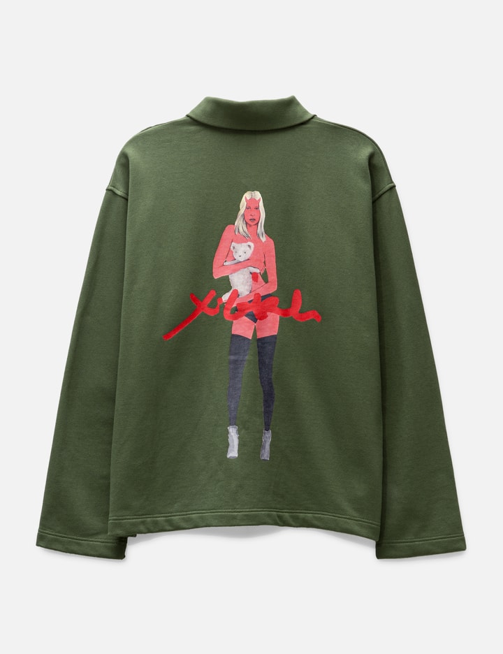 X-Girl × T-REX Sweat Jacket