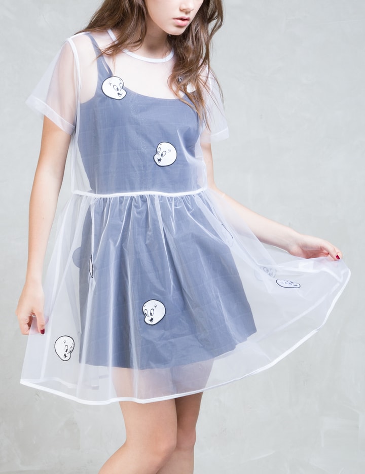 LAZY OAF - Lazy Oaf X Casper Stripe Sheer Dress | HBX LAZY OAF - Lazy Oaf X Casper Stripe Sheer Dress | HBX