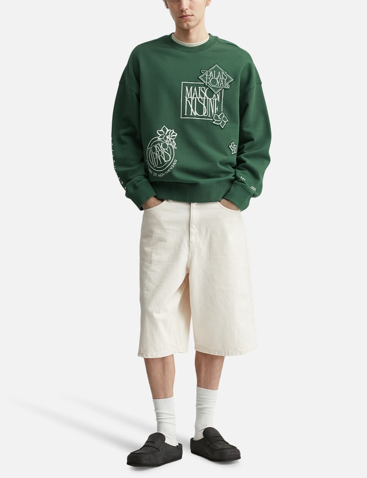 Maison Kitsuné Art Nouveau Stamps Oversize Sweatshirt