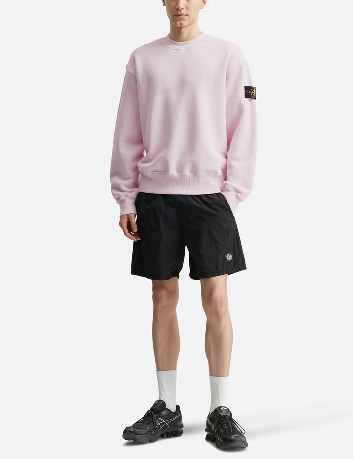 Stone Island Heavy Fleece Crewneck Sweatshirt In Multi