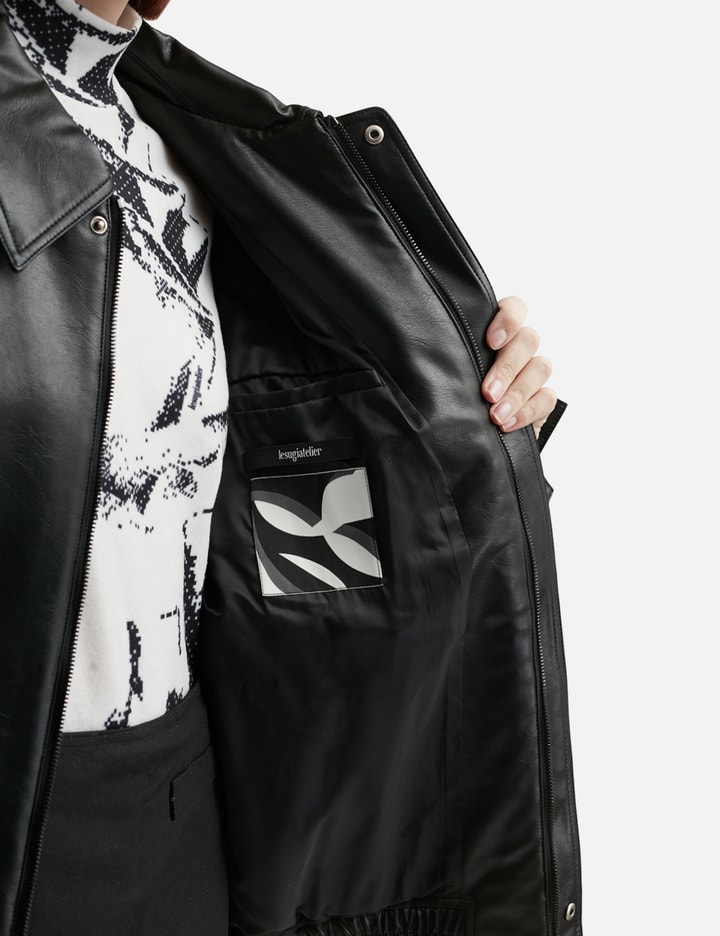 Faux Leather Blouson Jacket Placeholder Image