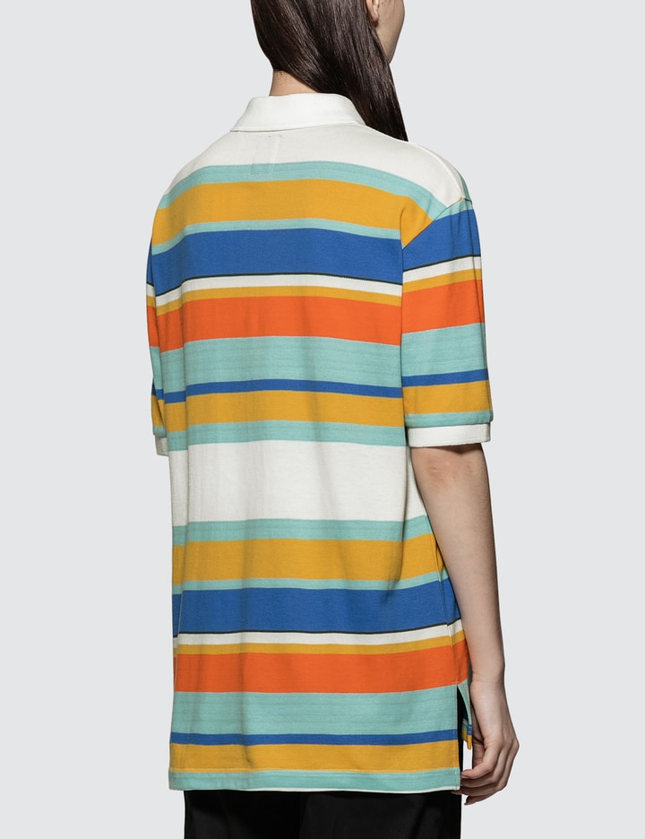 Colorful Boarder Polo Shirt Placeholder Image