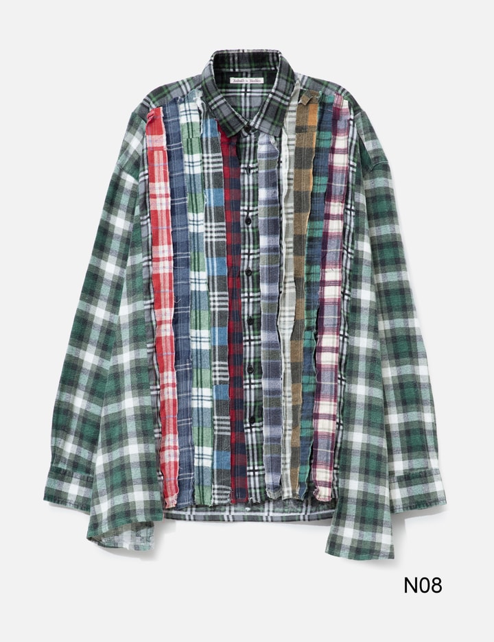 Needles Flannel Shirt - Ribbon Wide Shirt