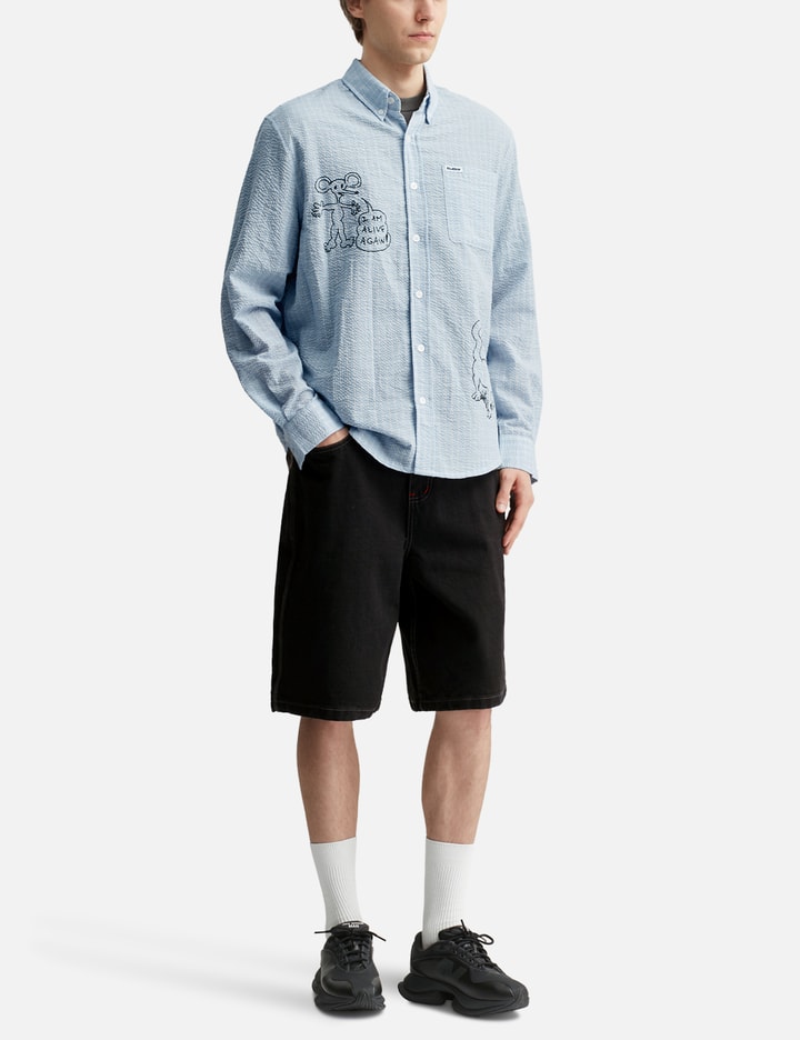 Butter Goods Butter Goods X Daniel Johnston Dragon Denim Shorts