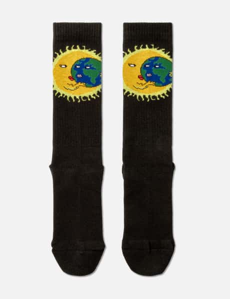 Sky High Farm Workwear Sun Earth Jacquard Socks