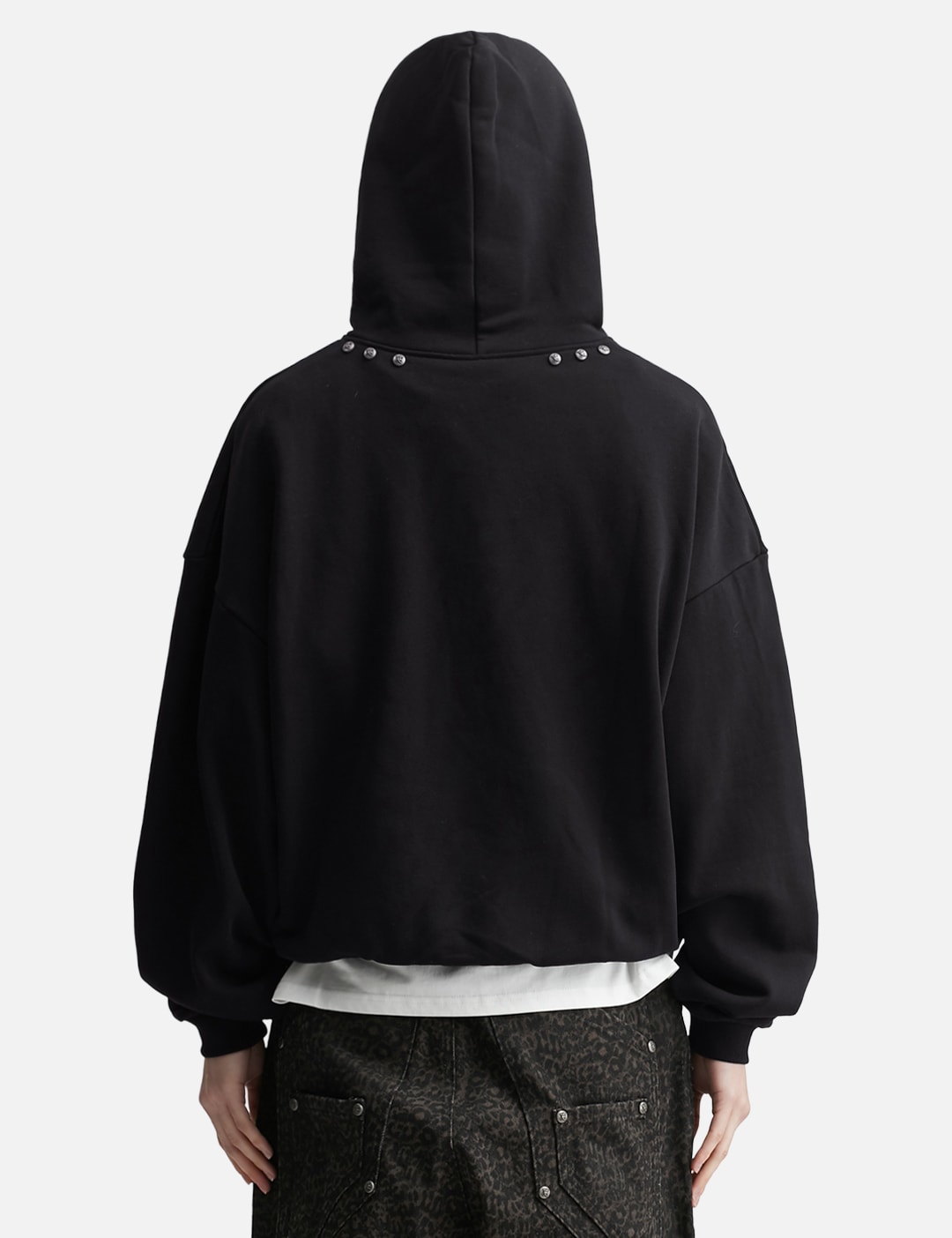 "Andy" Black Studded Hoodie view 13