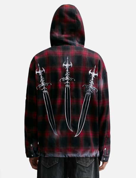 THUG CLUB - Arab Sword Flannel Zip-up | HBX - Globally Curated  