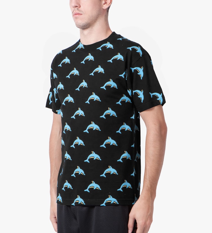 Black Dolphin Donut All Over T-Shirt Placeholder Image