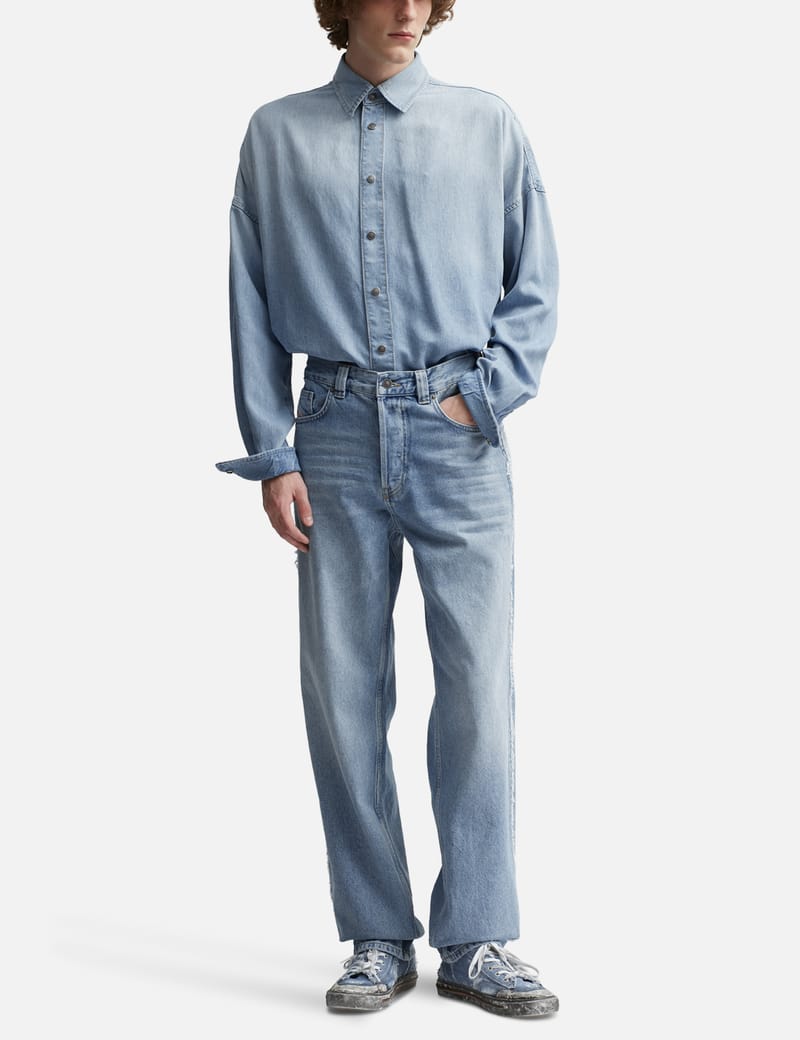 D-macs Cotton Denim Straight Jeans