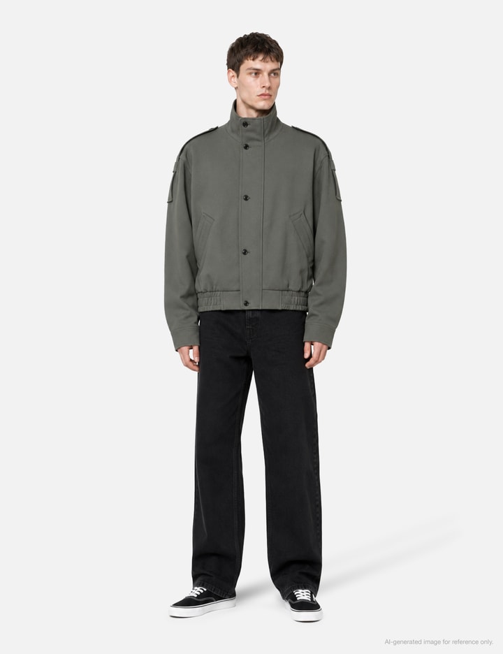 Tonywack Stand Collar Epaulette Blouson