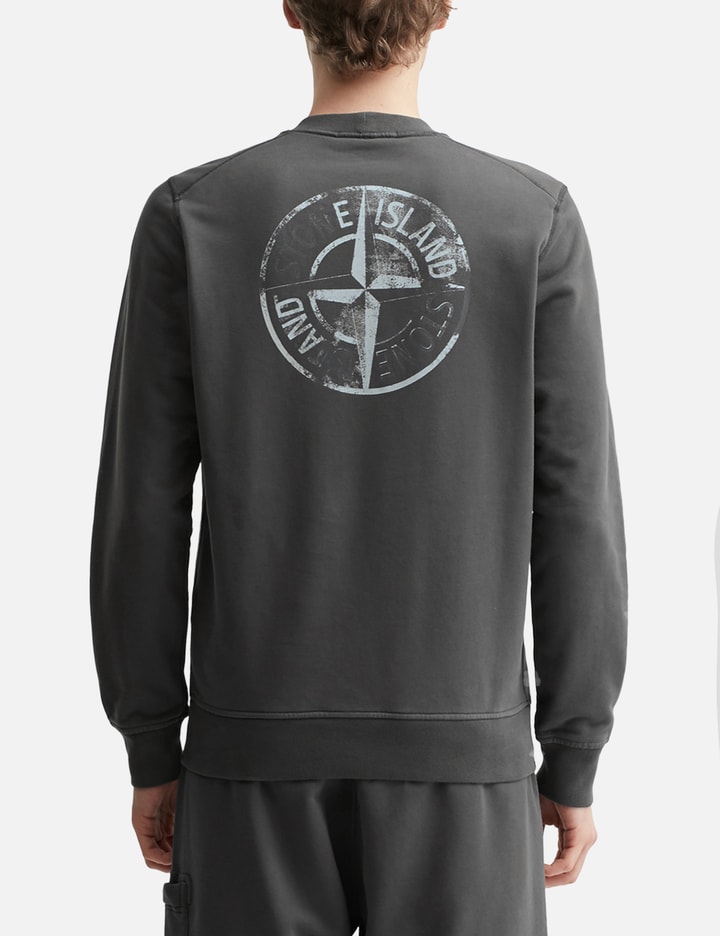Stone Island Sweatshirt With Industrial Flow Print