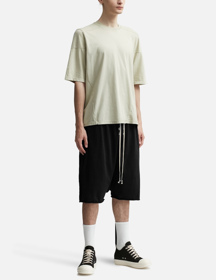 Rick Owens Drkshdw Gimp Drawstring Pod Shorts In Black