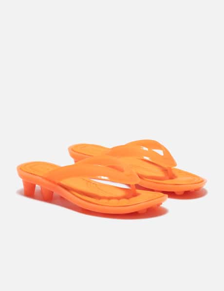 Sandals Fenty Slides Orange Puma Shoes Fenty Puma Slides Neon